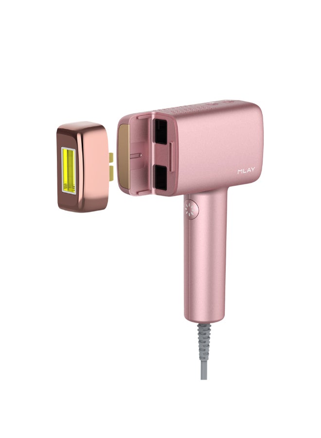 ملاي جهاز إزالة الشعر بالليزر MLAY T14 IPL مع وظيفة التبريد بالثلج / وردي - Image 2