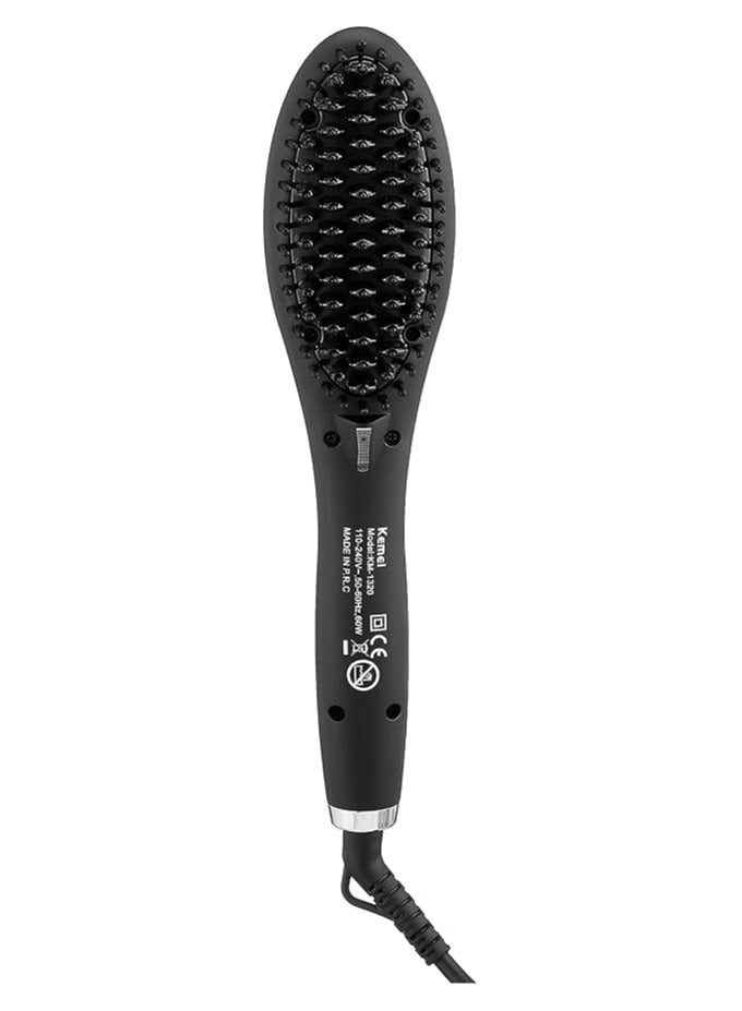 Kemei KM-1320 Hair Straightener Brush for Women - Image 2