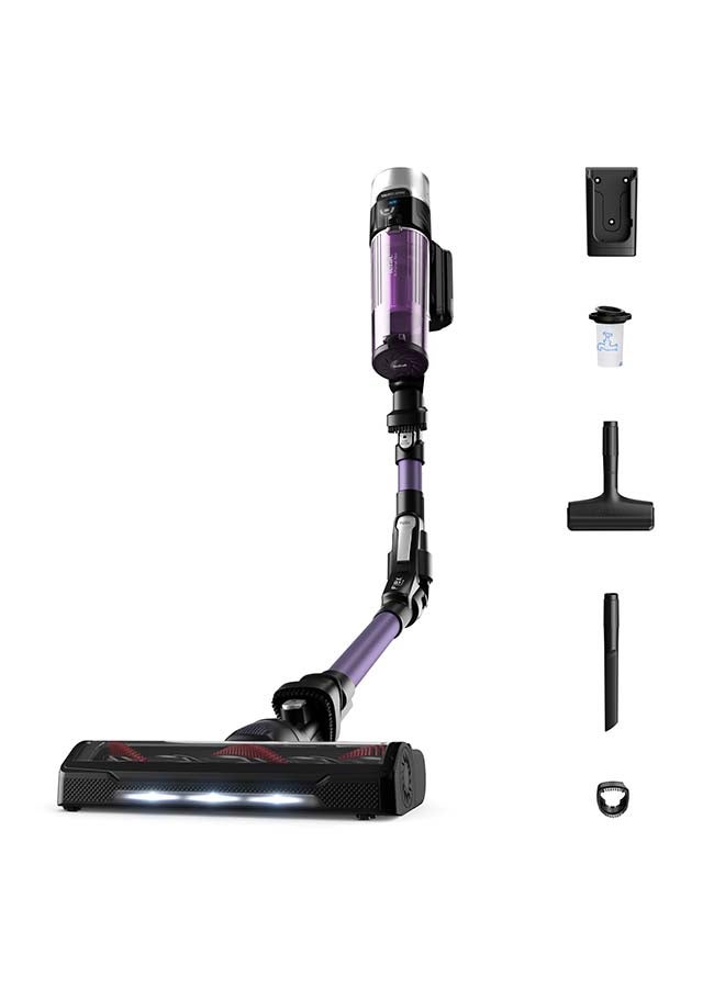 Tefal TEFAL Cordless Vacuum Cleaner | XForce Flex 9.60 Allergy | 100 Air W | Up to 45min | Flex Technology | Auto Speed | Digital Display | Power LED Vision | Black & purple | 2 Years Warranty | TY2039HO 0.44 L 250 W TY2039HO Black & purple  - Image 1