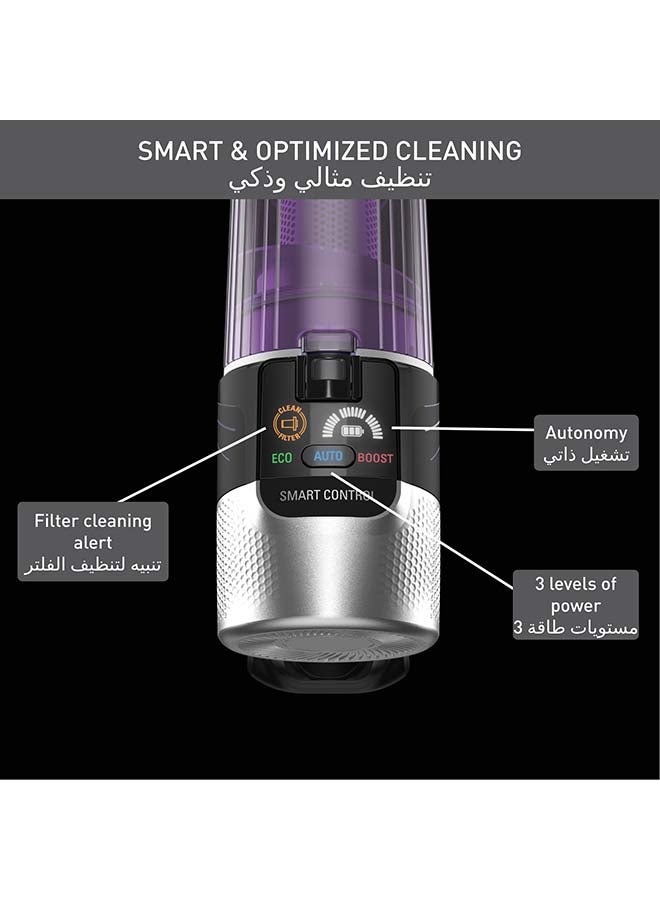 Tefal TEFAL Cordless Vacuum Cleaner | XForce Flex 9.60 Allergy | 100 Air W | Up to 45min | Flex Technology | Auto Speed | Digital Display | Power LED Vision | Black & purple | 2 Years Warranty | TY2039HO 0.44 L 250 W TY2039HO Black & purple  - Image 5