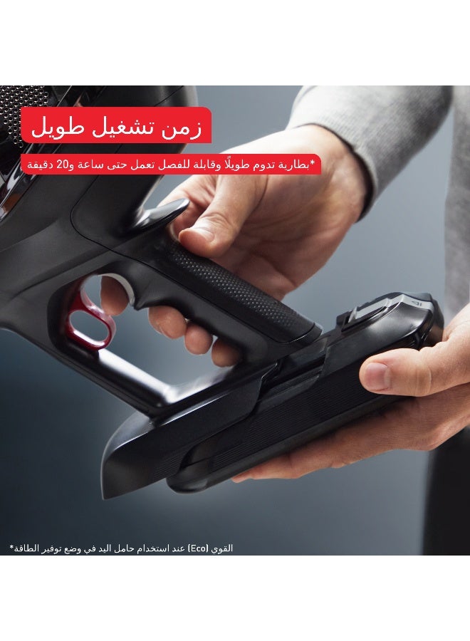 تيفال مكنسة كهربائية بدون سلك من تيفال | X-Force Flex 15.60 للحيوانات | 230 واط هواء | تصل إلى 1 ساعة و20 دقيقة | تقنية فليكس | أضواء LED | شاشة رقمية | فلترة عالية | أسود/نحاسي | ضمان لمدة سنتين | TY99F2GO - Image 5