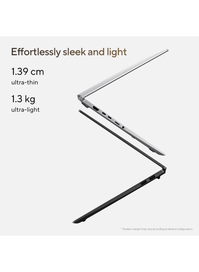 ASUS Vivobook S 14 M5406 (Upgraded Version) Laptop With 14-Inch Display, Ryzen 7-8845HS Processor/16GB RAM/512GB SSD/AMD Radeon Graphics/Windows 11 English Black  - Image 2