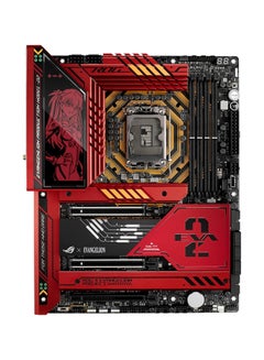Rog Msximus Z790 Hero EVA-02 Edition LGA 1700(Intel® 13th &12th Gen) ATX Gamining motherboard(DDR5, 5x M.2 slots,PCIe 5.0 x16 with Q-Release,Wi-Fi 6E, 2xThunderbolt 4, USB 20G Type-C front-panel) Red