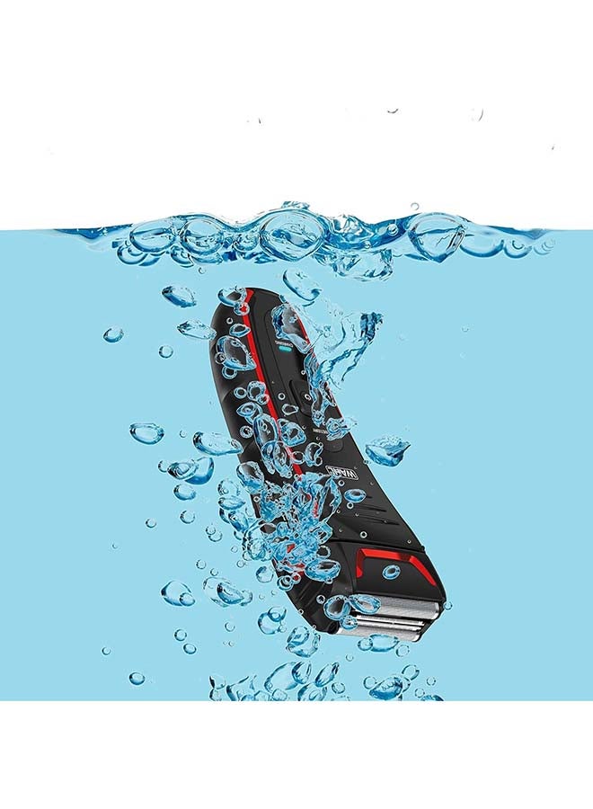 وال ماكينة حلاقة كهربائية لاسلكية قابلة لإعادة الشحن للاستخدام الجاف والرطب بقوة 120 وات - Image 3