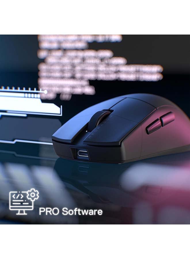 ريدراجون ماوس الألعاب اللاسلكي M916 PRO 3 أوضاع، معدل استطلاع 4K فائق السرعة، 49 جيجابايت، فأرة ألعاب خفيفة الوزن للغاية بدقة 26 ألف نقطة في البوصة - Image 4