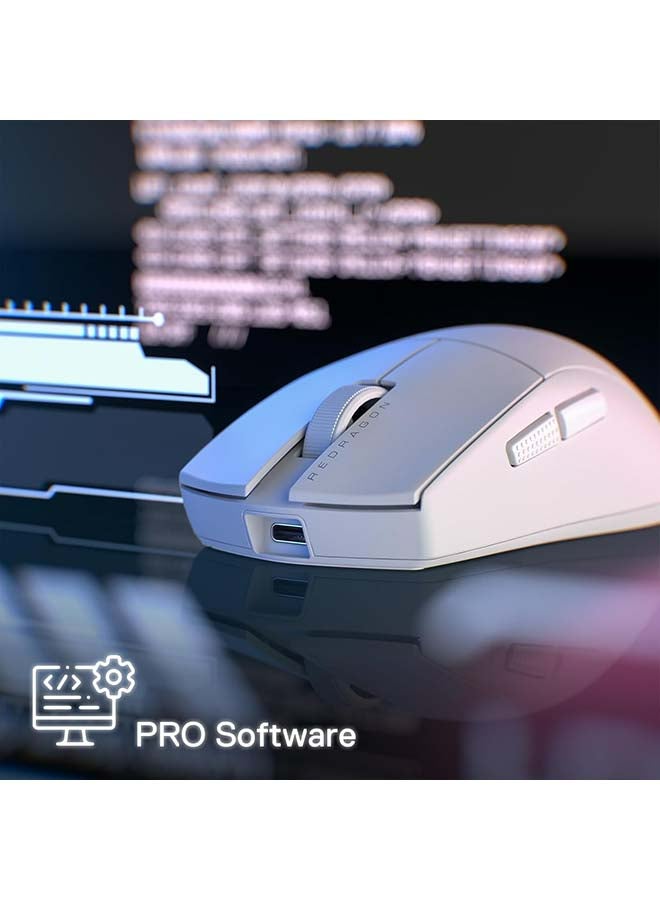 REDRAGON - M916 PRO 3-Mode Wireless Gaming Mouse, Hype-Speed 4K Polling Rate, 49G Ultra-Light 26K DPI Gamer Mice - Image 1