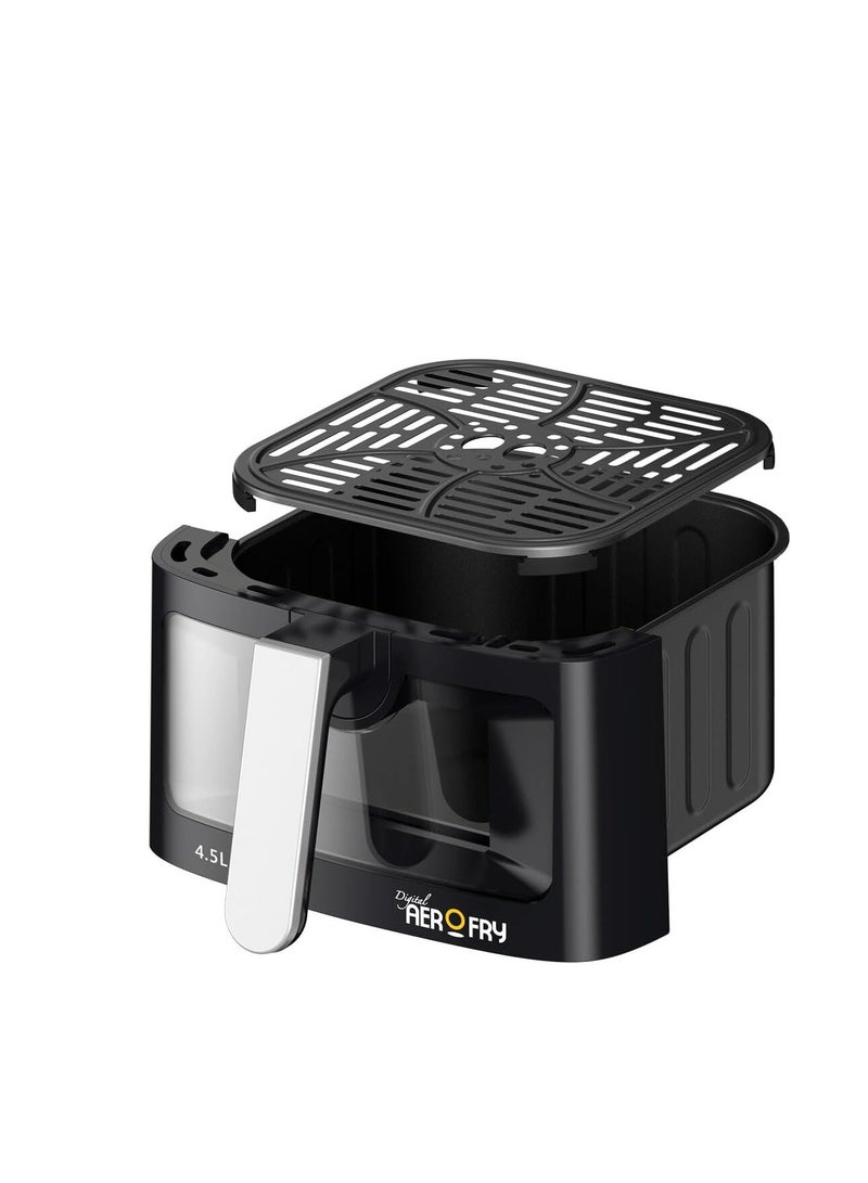 BLACK+DECKER - Digital AerOFry Air Fryer Extra Large 4.5 L 1500 W AF4500-B5 Black - Image 1