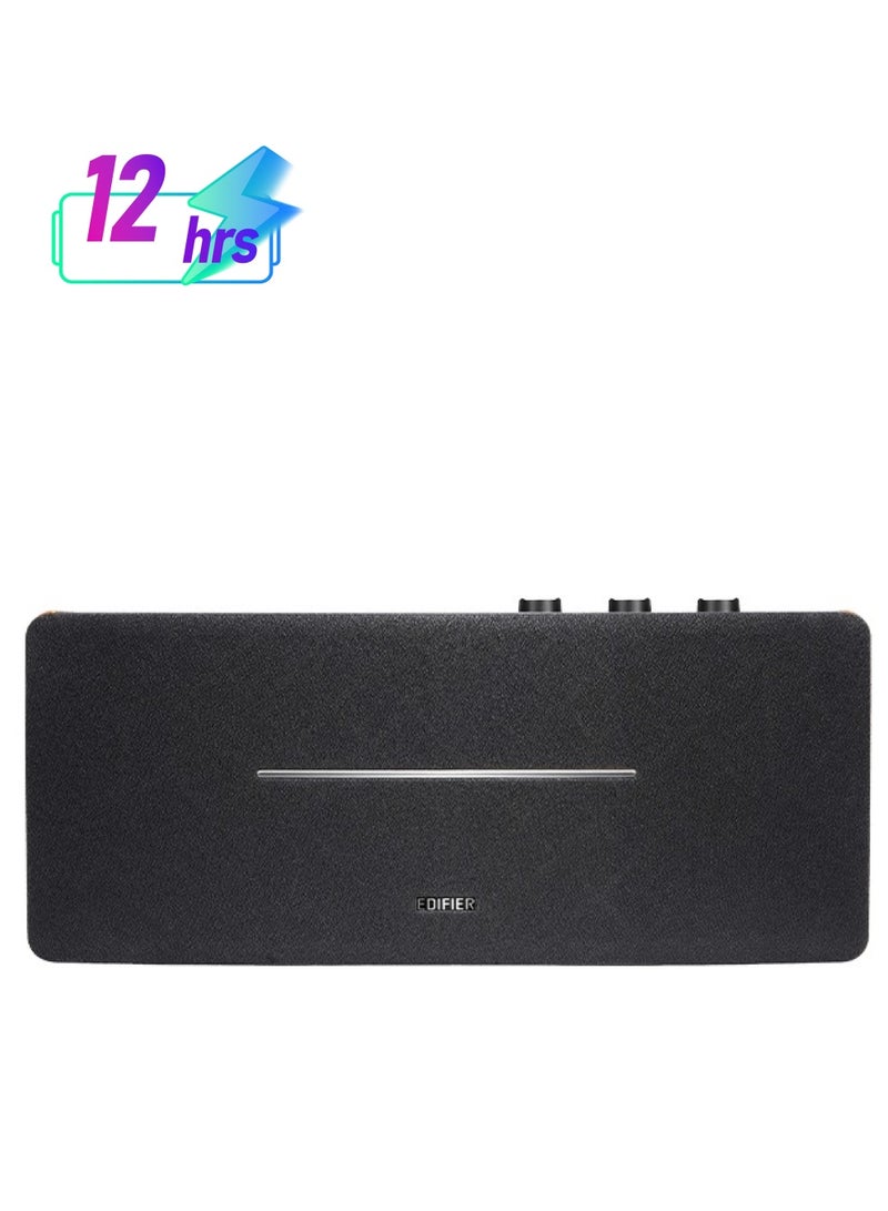 EDIFIER D12  Bluetooth Speaker ,BT5.0 ,RCA,AUX,Remote Brown - Image 1