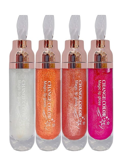 4Pcs Magic Lip Gloss Multicolour