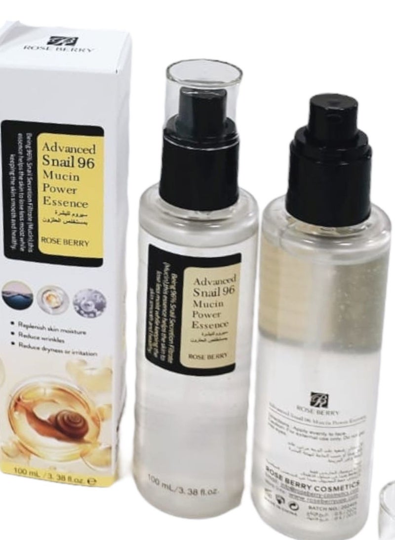ROSE BERRY - Advanced Snail 96 Mucin Power Essence 100ml - Image 1