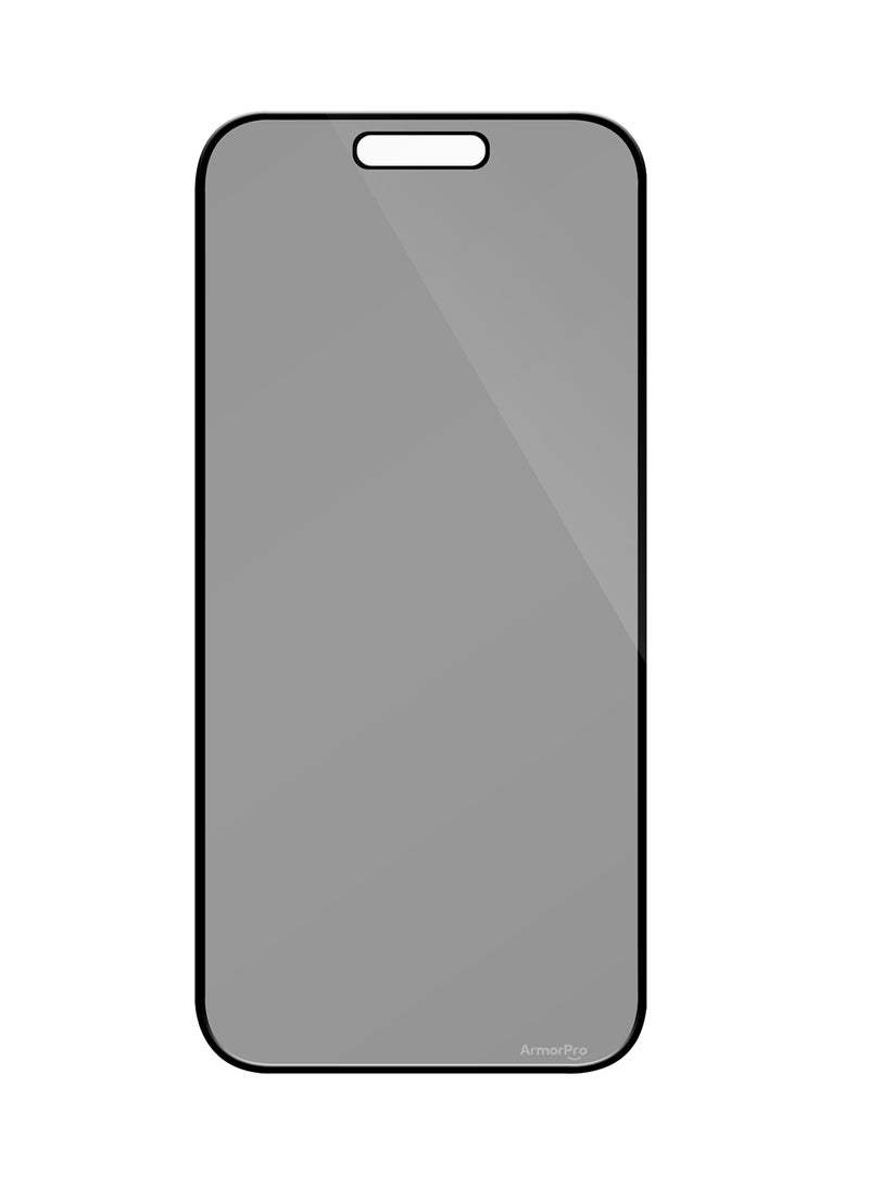 ArmorPro Screen Protector Privacy For iPhone 16 Plus Clear - Image 1
