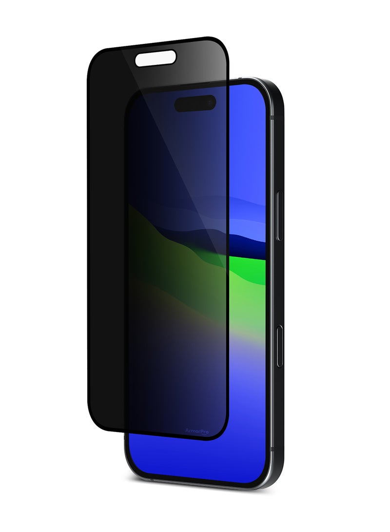 ArmorPro Screen Protector Privacy For iPhone 16 Plus Clear - Image 4
