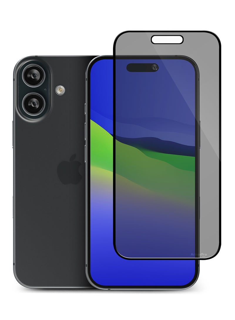 ArmorPro Screen Protector Privacy For iPhone 16 Plus Clear - Image 2
