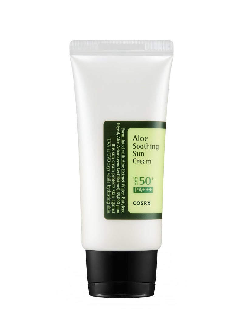 COSRX Aloe Soothing Sun Cream Spf50 Pa+++ 50ml  - Image 1