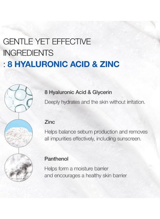 Anua 8 Hyaluronic Acid Hydrating Gentle Foaming Cleanser 150ml  - Image 4