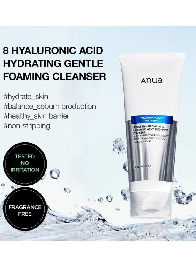 Anua 8 Hyaluronic Acid Hydrating Gentle Foaming Cleanser 150ml  - Image 2