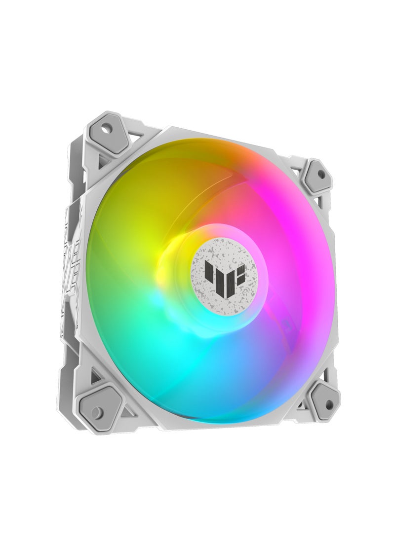 ASUS TUF Gaming TF120 ARGB Fan - Single Pack White  - Image 4