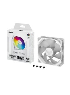 ASUS TUF Gaming TR120 ARGB Standard Blade Single Pack White  - Image 1