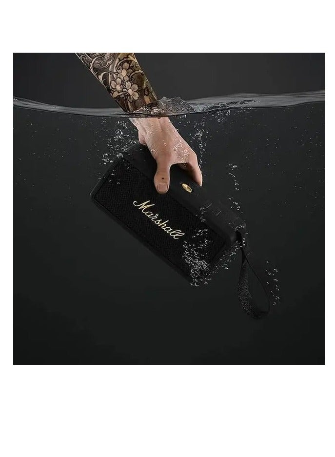 Marshall Middleton Portable Wireless Bluetooth Speaker Black/ Brass  - Image 4