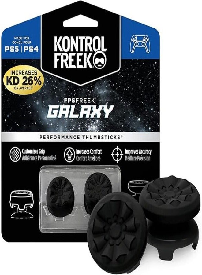KontrolFreek 2-Piece Galaxy Thumb Grip Set For PS4/PS5 Controllers - Image 1