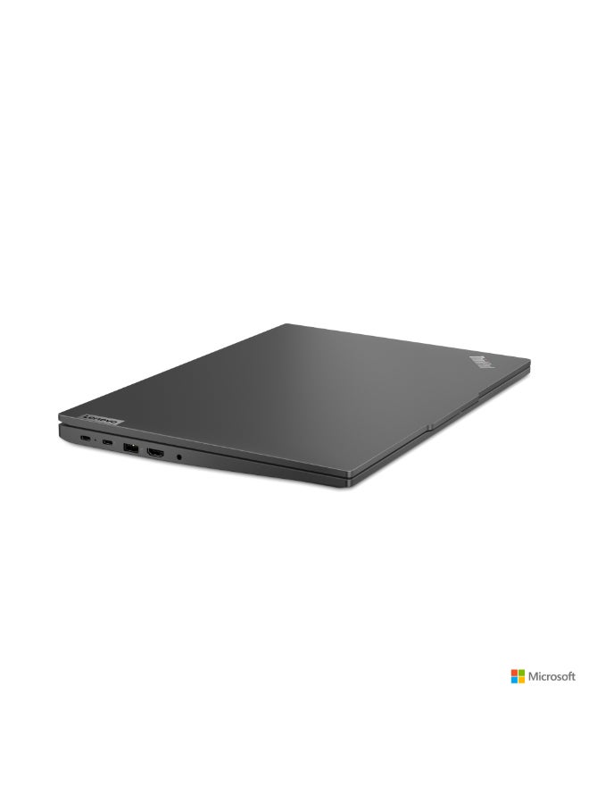 Lenovo - ThinkPad E16 Laptop With 16-Inch (1920x1200) Display, Core Ultra 7-155H Processor/16GB RAM/512GB SSD/Intel Iris XE Graphics/DOS (Without Windows)/ English/Arabic Black - Image 1