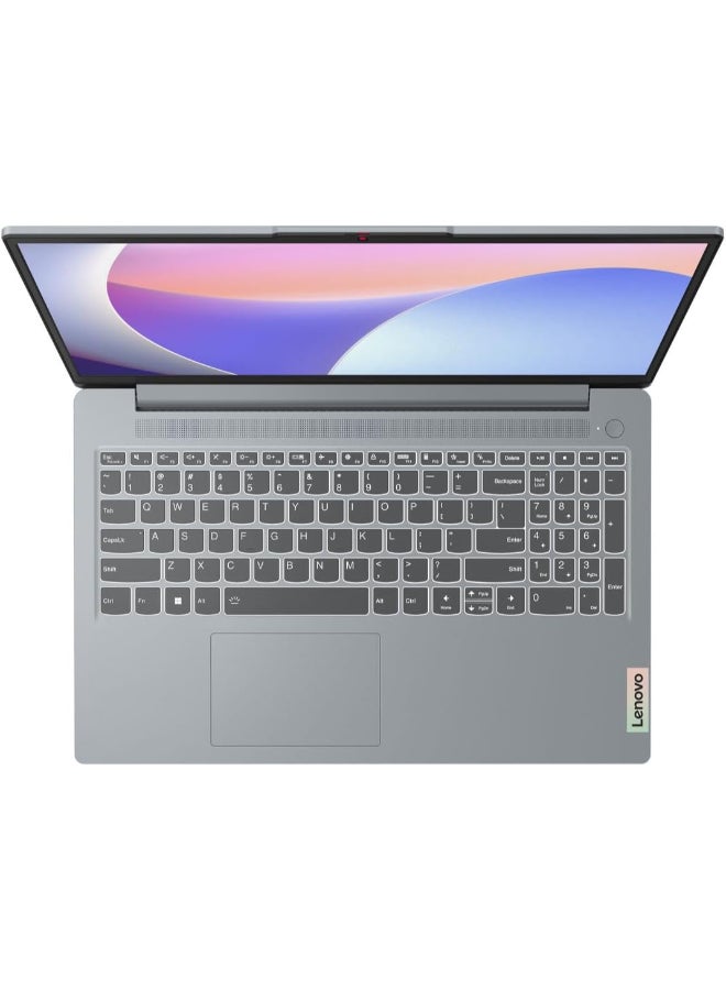 Lenovo IdeaPad Slim 3 Laptop With 15.6-Inch Display,Core i7-13620H Processor/16GB RAM/512GB SSD/Intel Iris XE Graphics/Windows 11 English/Arabic Arctic Grey  - Image 2