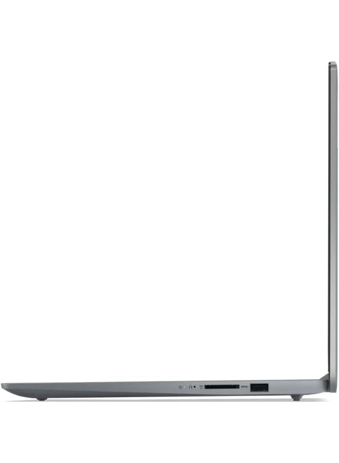 Lenovo - IdeaPad Slim 3 (Upgraded Version) Laptop With 15.6-Inch Display, Core i3-1305U Processor/8GB RAM/256GB SSD/Intel Iris XE Graphics/DOS(Without Windows) Arabic Arctic Grey Arabic Arctic Grey - Image 1