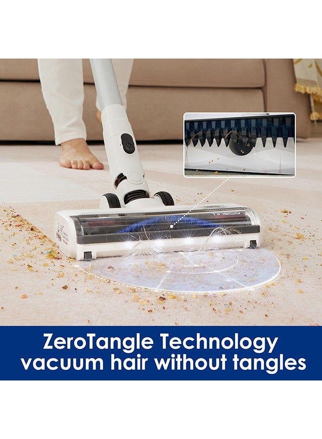 Tineco Pure One Air Cordless Stick Vacuum Cleaner with Multiple Attachments & powerful suction, iLoop Smart Sensor Technology with LED screen, Ultra-Quiet and Lightweight Design 0.3 L 230 W Pure ONE Air White  - Image 2