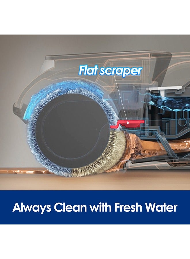 Tineco iFloor 5 Breeze Wet and Dry Cordless Vacuum Cleaner and Mop with suction, Self cleaning with Streak-free Drying, Ideal for Hard Floors, All corners, sticky messes and pet Hairs 0.8 L 190 W FW123400AE Black and White - Image 3