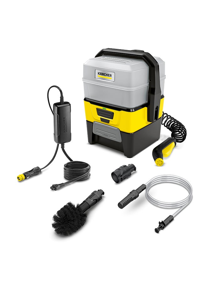 KARCHER Mobile Outdoor Cleaner OC3 PLUS - 7 Liters Container For Camping, Beach Activities Yellow & Black  - Image 1