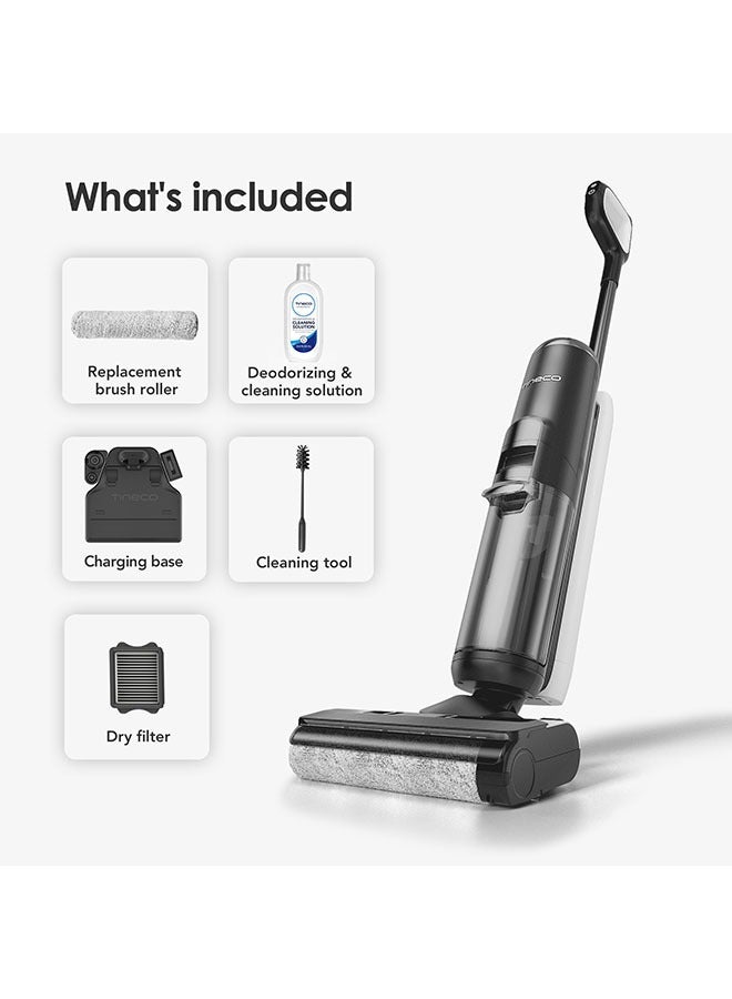 Tineco - Floor One S5 Plus Wet And Dry Cordless Vacuum Cleaner And Mop With Edge cleaning, Suction With iLoop Smart Sensor Technology And Screen, Streak-Free And Self-Cleaning Dual Tank Feature 0.8 L 220 W FW131200AE Black - Image 1