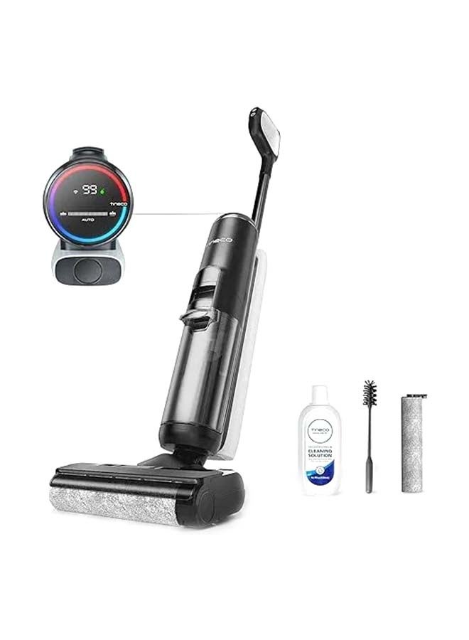 Tineco - Floor One S5 Plus Wet And Dry Cordless Vacuum Cleaner And Mop With Edge cleaning, Suction With iLoop Smart Sensor Technology And Screen, Streak-Free And Self-Cleaning Dual Tank Feature 0.8 L 220 W FW131200AE Black - Image 1