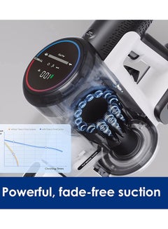 Tineco Pure One S15 Cordless Stick Vacuum Cleaner with Multiple Attachments and Powerful suction, iLoop Sensor technology with iLoop screen, Ultra-Quiet and Lightweight Design 0.5 L 500 W Pure ONE S15 ‎White/Black  - Image 4