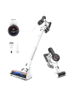 Tineco Pure One S15 Cordless Stick Vacuum Cleaner with Multiple Attachments and Powerful suction, iLoop Sensor technology with iLoop screen, Ultra-Quiet and Lightweight Design 0.5 L 500 W Pure ONE S15 ‎White/Black  - Image 1