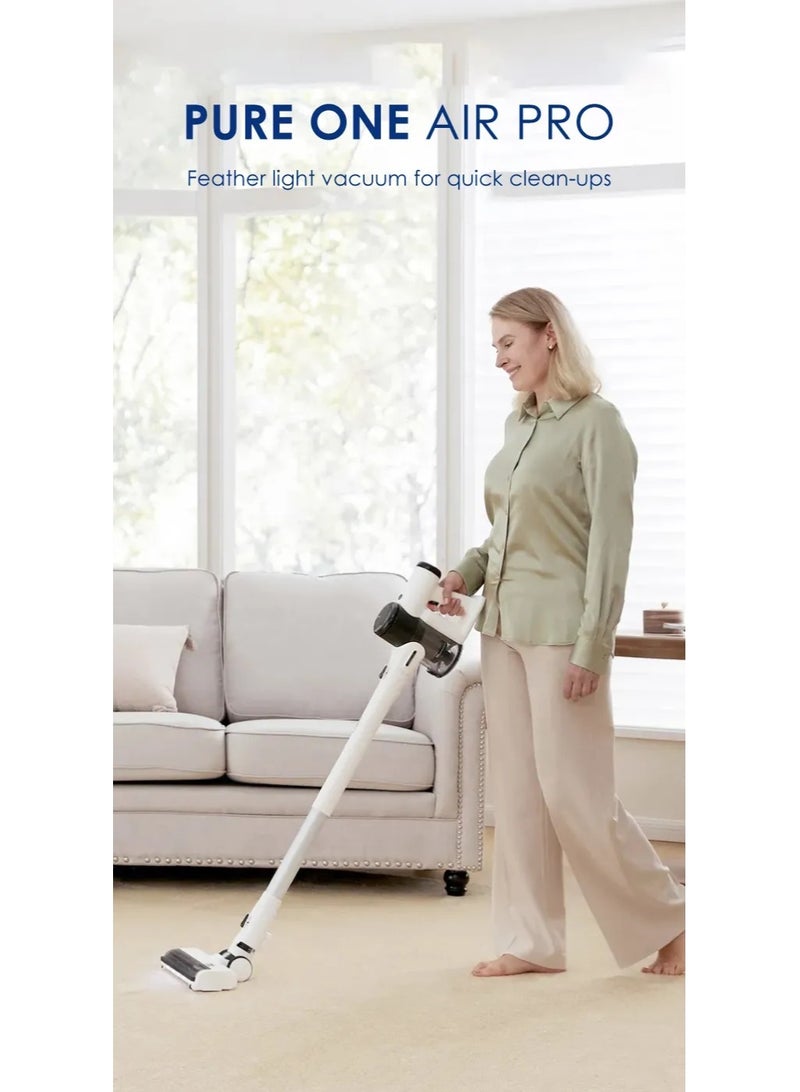 Tineco Cordless Vacuum Cleaner Pure ONE Air PRO,Multicyclone,with Multiple Attachments,Extremely Quiet,Powerful Suction,Timeless Design,Installation-Free Charging Station 0.3 L 230 W VS171300MY Pure ONE Air PRO  - Image 4