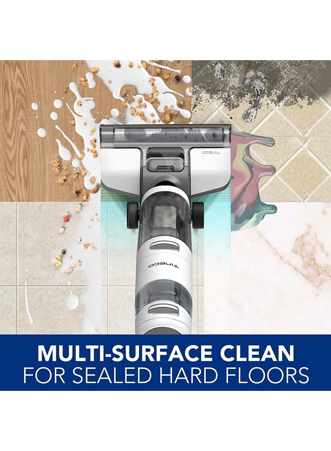 Tineco - Tineco iFLOOR 3 Breeze Wet Dry Vacuum Cordless Floor Cleaner and Mop One-Step Cleaning for Hard Floors 0.6 L 190 W iFLOOR 3 ‎White/Grey - Image 1