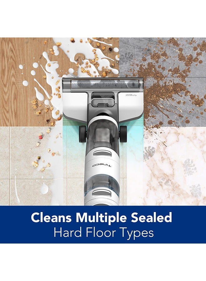 Tineco - Tineco iFLOOR 3 Breeze Wet Dry Vacuum Cordless Floor Cleaner and Mop One-Step Cleaning for Hard Floors 0.6 L 190 W iFLOOR 3 ‎White/Grey - Image 1