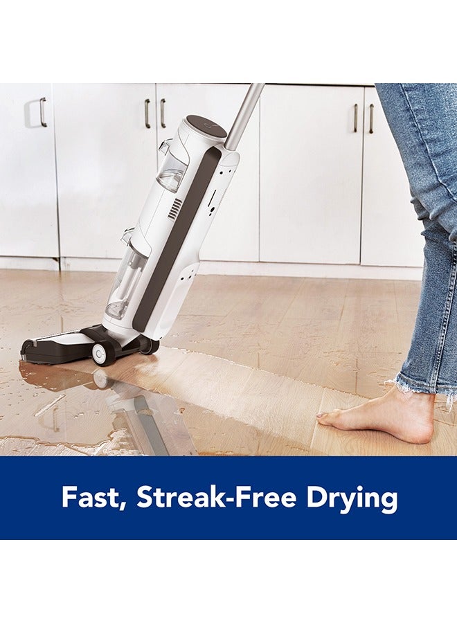 Tineco - Tineco iFLOOR 3 Breeze Wet Dry Vacuum Cordless Floor Cleaner and Mop One-Step Cleaning for Hard Floors 0.6 L 190 W iFLOOR 3 ‎White/Grey - Image 1