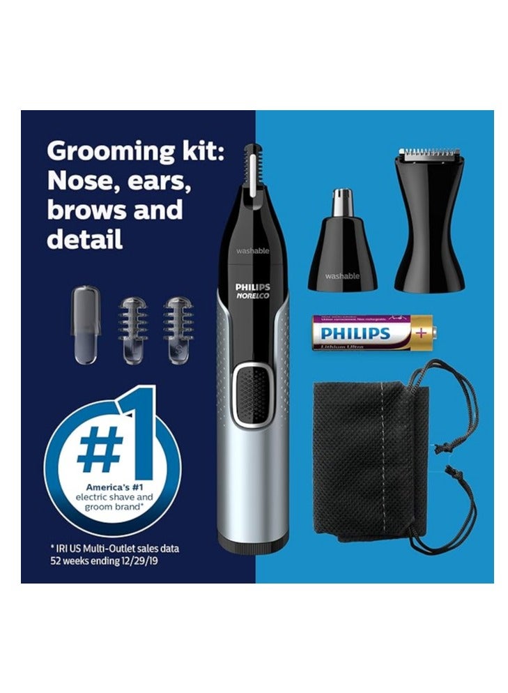 فيليبس مقص شعر الأنف نوريكو 5000 لمجموعة قص الأنف والأذنين والحواجب، NT5600/62 - Image 2