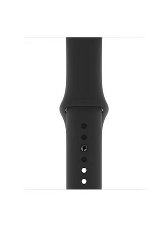 Apple - Renewed - Watch Series 5 GPS 44mm Aluminum Case With Black Sport Band Space Grey - Image 1
