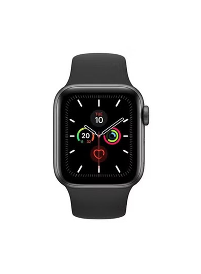 Apple Renewed - Watch Series 5 GPS 44mm Aluminum Case With Black Sport Band Space Grey - Image 2