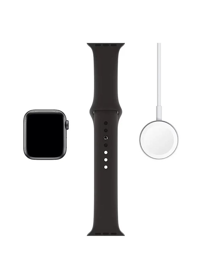 Apple - Renewed - Watch Series 5 GPS 40mm Aluminum Case With Sport Band Black Space Grey - Image 1