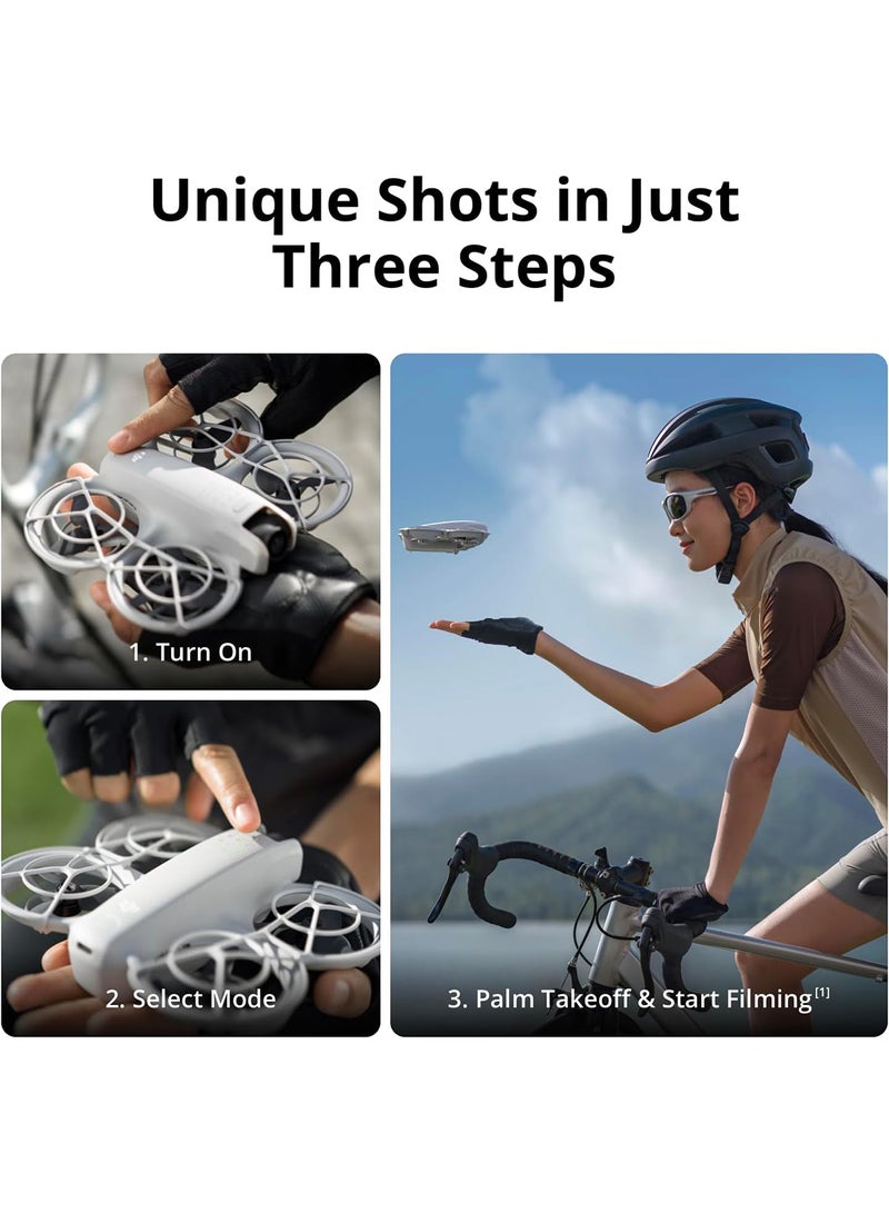 dji Neo Drone With 4K Uhd Camera For Adults, 135G Follow Me Drone With Palm Takeoff, Ai Subject Tracking, Quickshots, Ultra-Stabilized Video, Built-In Propeller Guard Controller-Free - Image 5