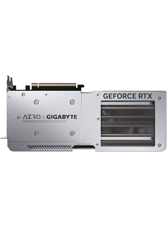 GIGABYTE - GeForce RTX 4070 Ti SUPER AERO OC Graphics Card, 16GB GDDR6X 256bit Memory, 2655MHz Boost Clock, 21Gbps Memory Speed, 8448 CUDA Cores PCI-E 4, HDMI, DisplayPort White - Image 1