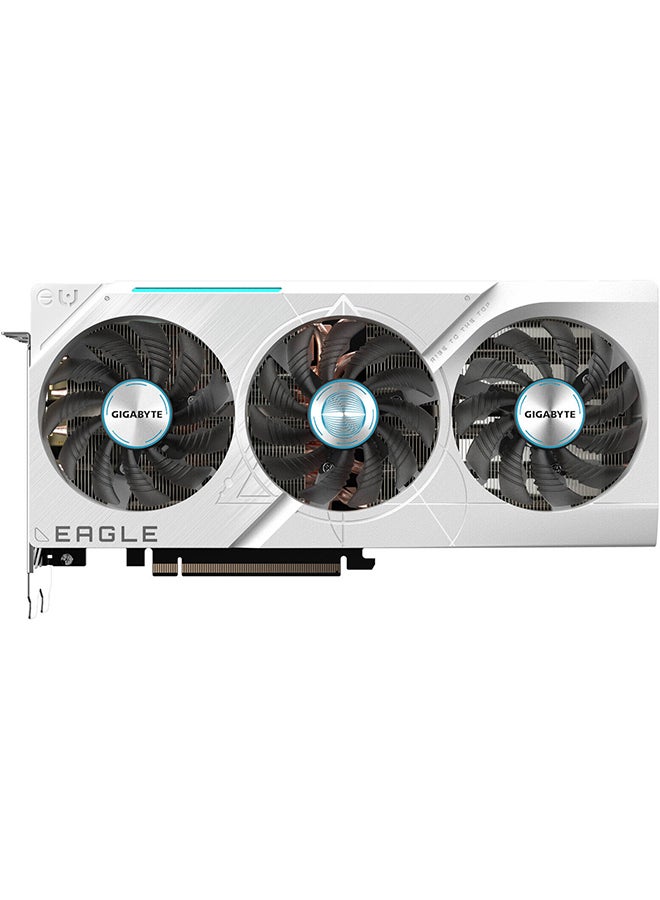 جيجابايت - GeForce RTX 4070 Ti SUPER EAGLE OC ICE Graphics Card, 16GB GDDR6X 256bit Memory, 2640 MHz Core Clock, 21Gbps Memory Clock, PCI-E 4.0, 8448 CUDA, PCI-E 4.0, DP / HDMI Grey - Image 1