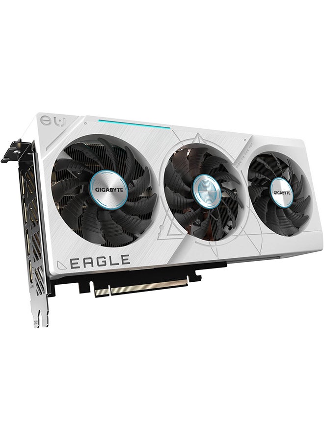 جيجابايت - GeForce RTX 4070 Ti SUPER EAGLE OC ICE Graphics Card, 16GB GDDR6X 256bit Memory, 2640 MHz Core Clock, 21Gbps Memory Clock, PCI-E 4.0, 8448 CUDA, PCI-E 4.0, DP / HDMI Grey - Image 1
