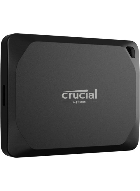 X10 Pro 2TB Portable SSD, USB 3.2 Gen-2 2x2 (20Gb/s) Interface, 2100 MB/s Sequential Read & 2000 MB/s Sequential Write, 256-Bit AES Hardware Encryption, Black | CT2000X10PROSSD9 2 TB
