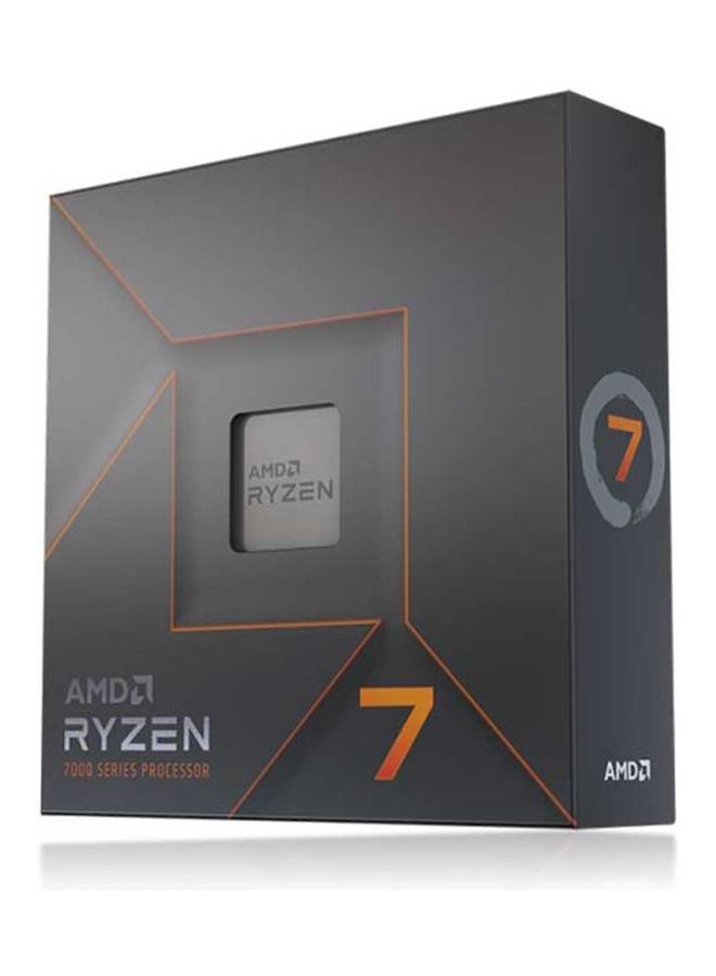 AMD - Ryzen 7 7700X 4.5 GHz AM5 105W Desktop Processors, 8 Cores & 16 Threads, 5.4 GHz Max Boost Clock, 32MB L3 Cache, AMD Radeon Graphics, 2CH-DDR5-5200 / 128GB Max, Zen 4 Arc | 100-100000591WOF Silver - Image 1