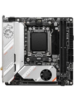 إم اس أي لوحة أم MPG B650I EDGE WIFI AM5 Mini-ITX، شريحة AMD B650، فتحتان DDR5، ذاكرة بحد أقصى 64 جيجابايت، Wi-Fi 6E، شبكة LAN بسرعة 2.5 جيجابت في الثانية، فتحتان M.2، 1x PCI-E x16، 1x HDMI، USB 3.2/2.0 | 911-7D73-006  - Image 2