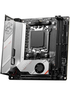 إم اس أي لوحة أم MPG B650I EDGE WIFI AM5 Mini-ITX، شريحة AMD B650، فتحتان DDR5، ذاكرة بحد أقصى 64 جيجابايت، Wi-Fi 6E، شبكة LAN بسرعة 2.5 جيجابت في الثانية، فتحتان M.2، 1x PCI-E x16، 1x HDMI، USB 3.2/2.0 | 911-7D73-006  - Image 3